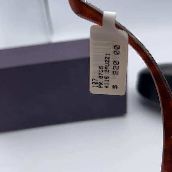 PRADA Tortoise Brown Sunglasses Case Box Card Cloth NEW - Picture 4 of 6